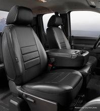 Load image into Gallery viewer, Fia SL67-10 BLK/BLK LeatherLite Custom Seat Cover