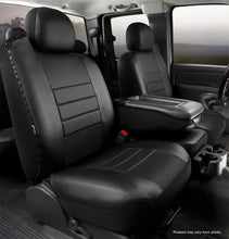 Load image into Gallery viewer, Fia SL67-20 BLK/BLK LeatherLite Custom Seat Cover Fits 05-08 F-150