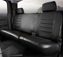 Load image into Gallery viewer, Fia SL62-18 BLK/BLK LeatherLite Custom Seat Cover