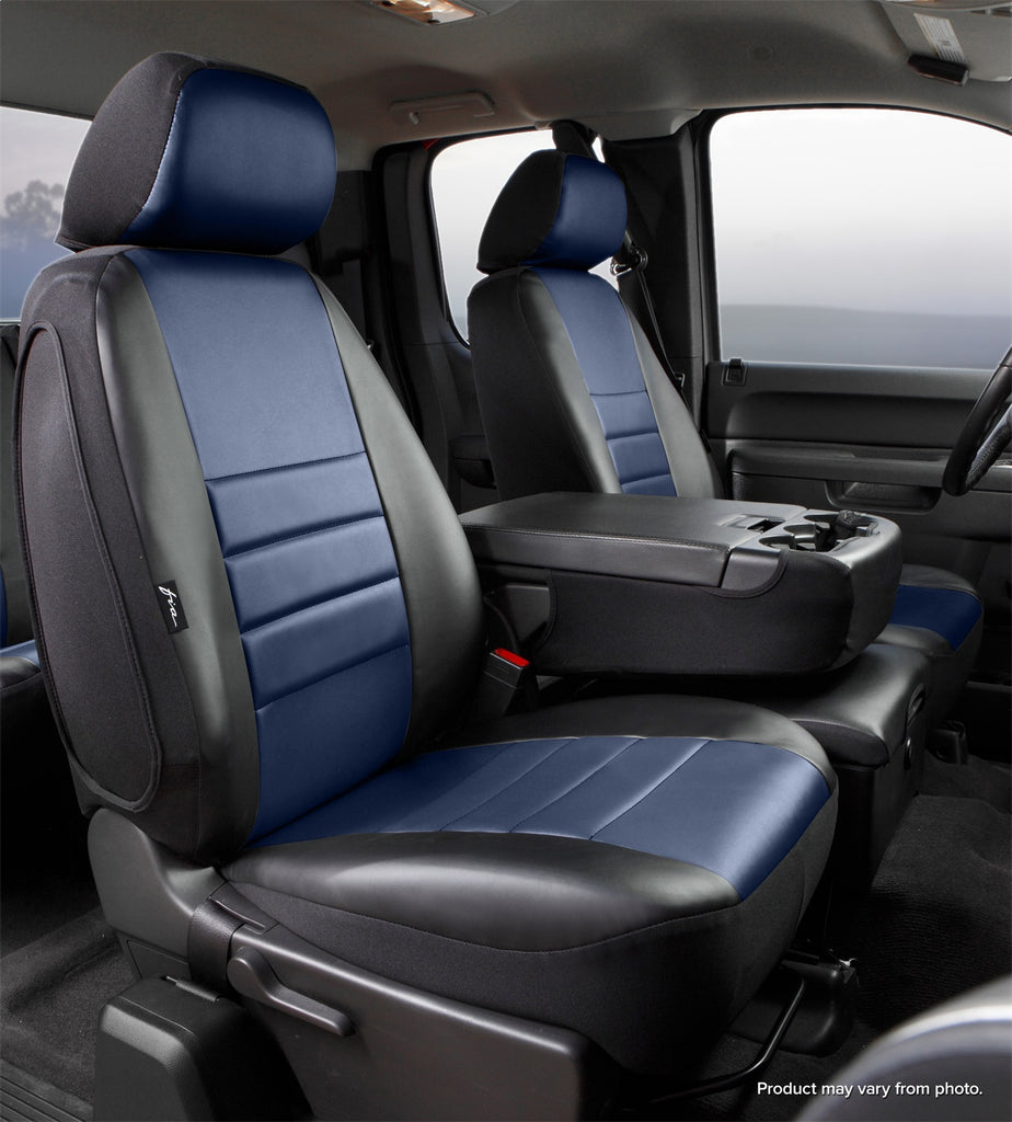 Fia SL69-37 BLUE LeatherLite Custom Seat Cover Fits 13-24 1500 1500 Classic