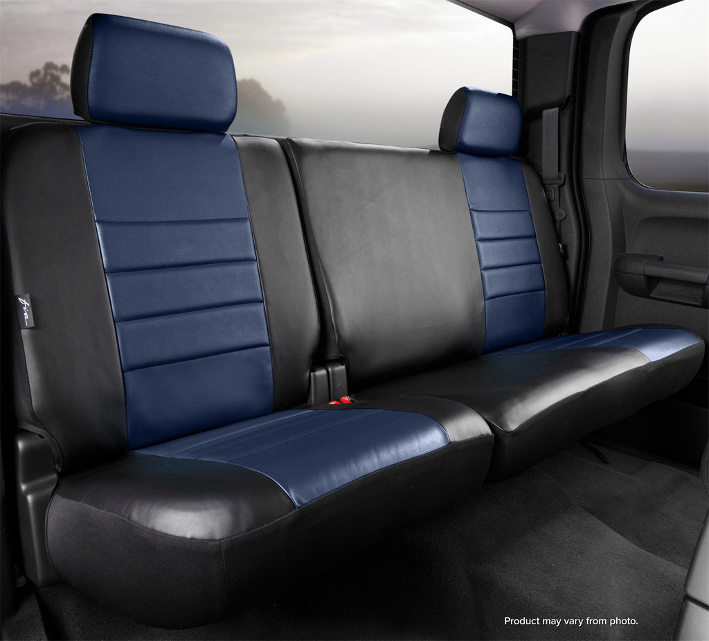 Fia SL62-61 BLUE LeatherLite Custom Seat Cover Fits 08-12 Escape
