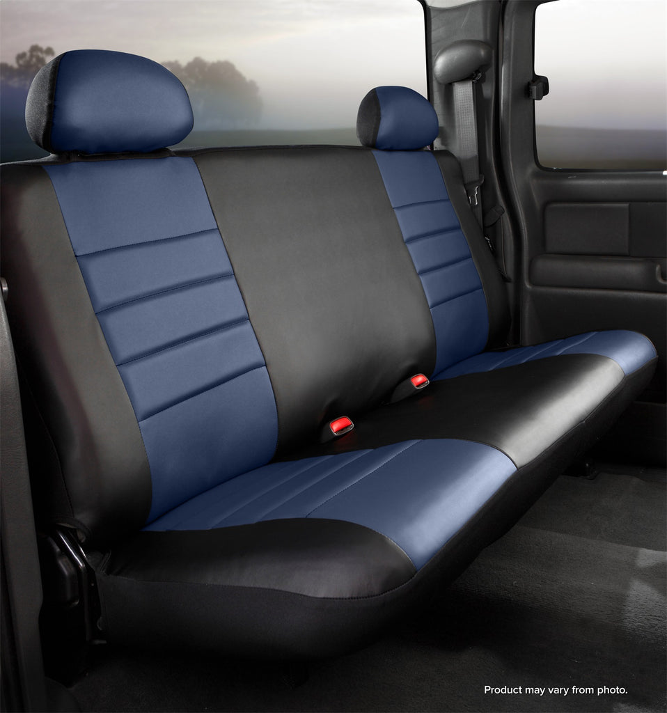 Fia SL62-7 BLUE LeatherLite Custom Seat Cover