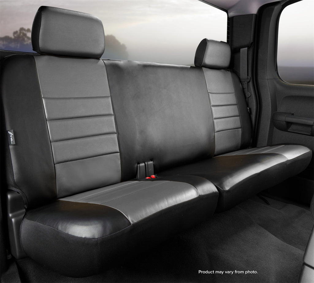 Fia SL62-16 GRAY LeatherLite Custom Seat Cover
