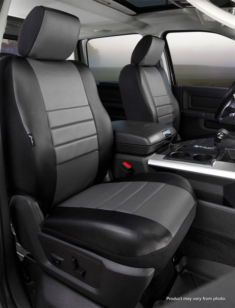 Fia SL67-16 GRAY LeatherLite Custom Seat Cover Fits 04-08 F-150