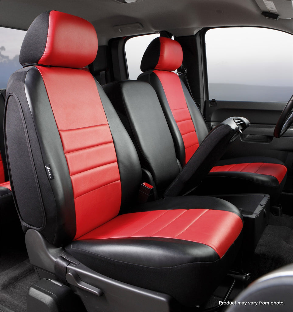 Fia SL67-28 RED LeatherLite Custom Seat Cover