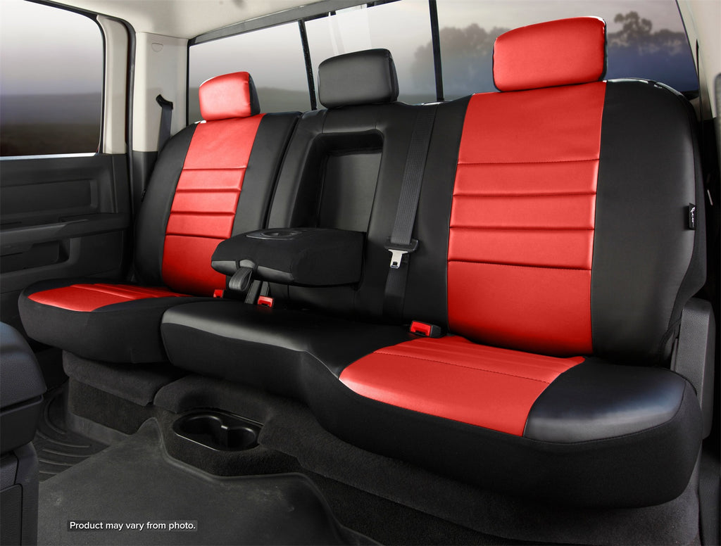 Fia SL62-21 RED LeatherLite Custom Seat Cover