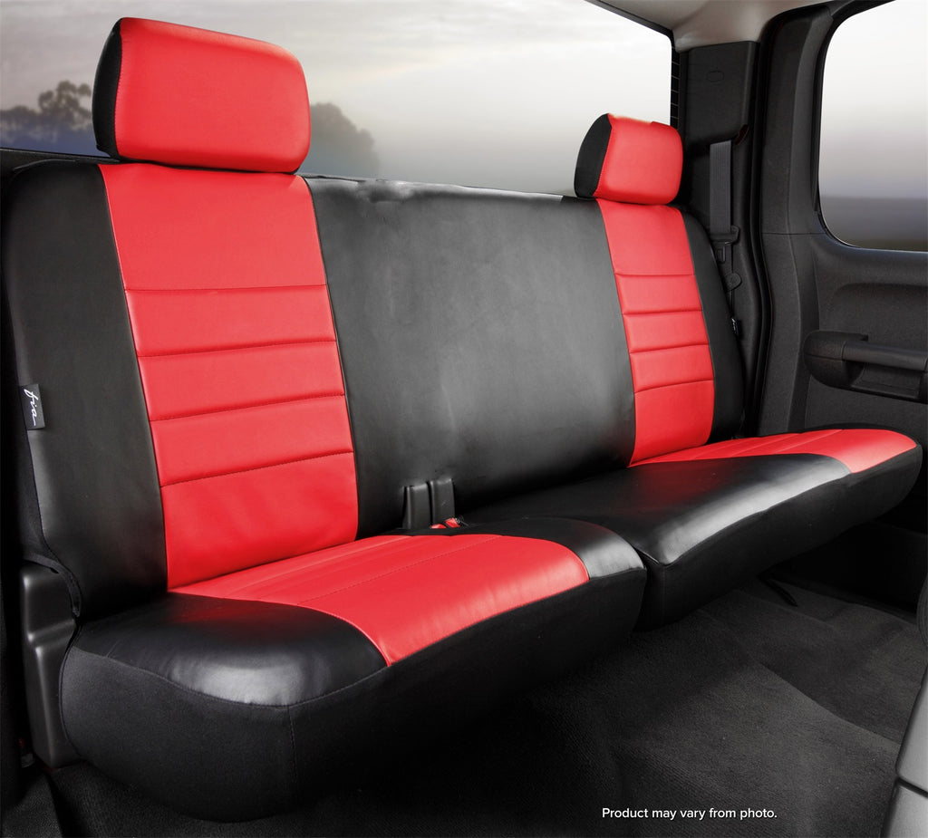 Fia SL62-67 RED LeatherLite Custom Seat Cover