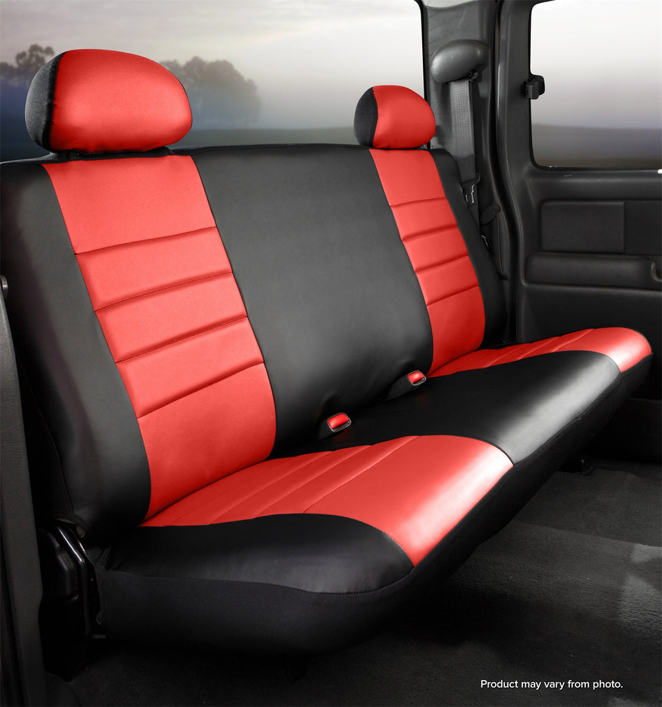 Fia SL62-40 RED LeatherLite Custom Seat Cover