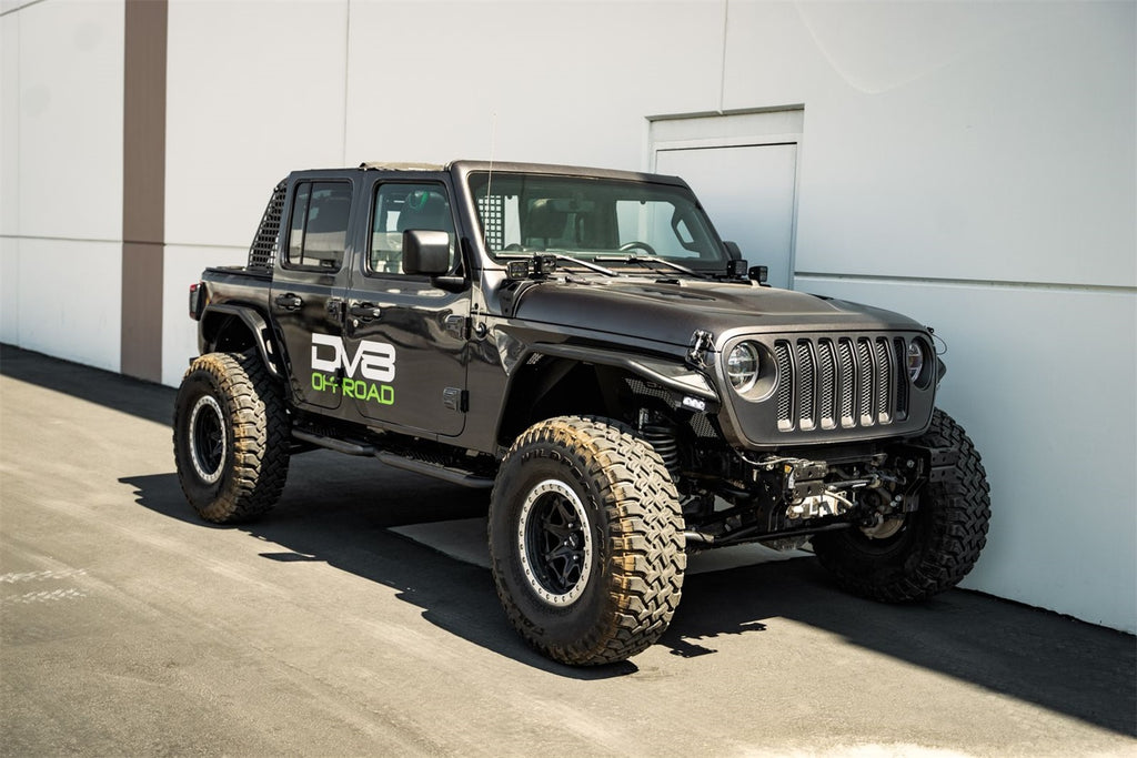 DV8 Offroad SRJL-08 OE Plus Side Steps Fits 18-25 Wrangler (JL)