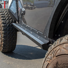 Load image into Gallery viewer, DV8 Offroad SRJL-26 Rock Slider w/Rock Skins Fits 18-22 Wrangler (JL)