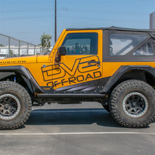 Load image into Gallery viewer, DV8 Offroad SRSOTB-12 Rock Slider w/Rock Skins Fits 07-18 Wrangler (JK)