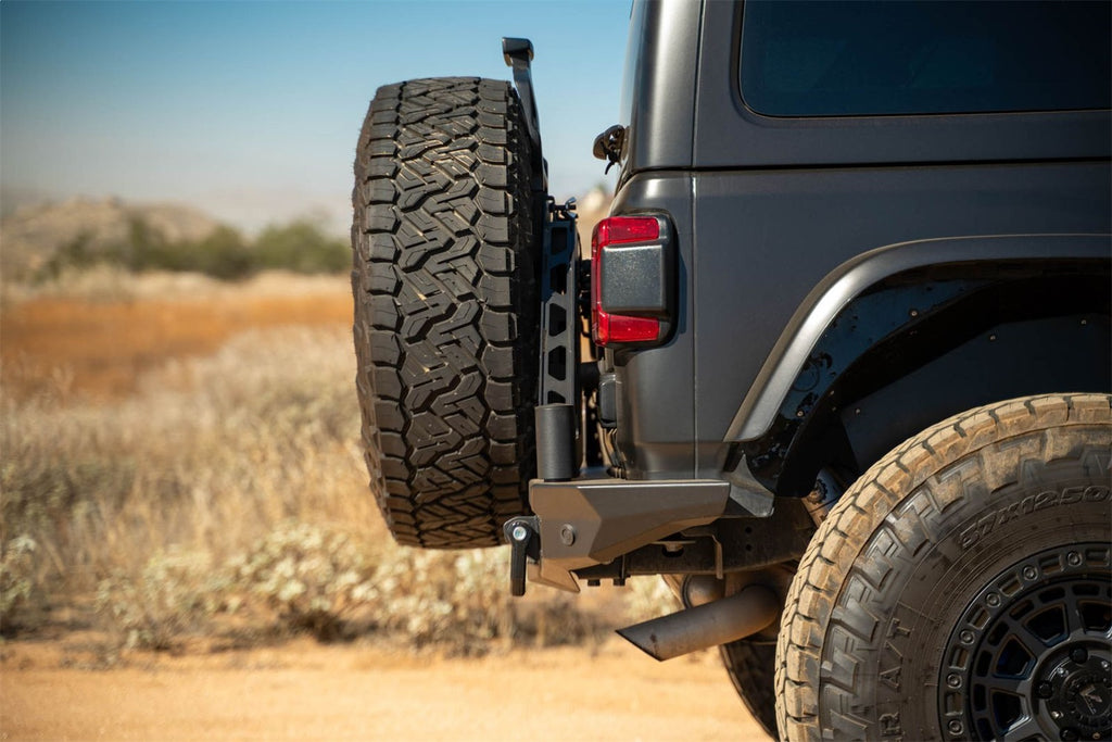 DV8 Offroad TCJL-13 MTO Series Bumper Spare Tire Swing Gate Fits Wrangler (JL)