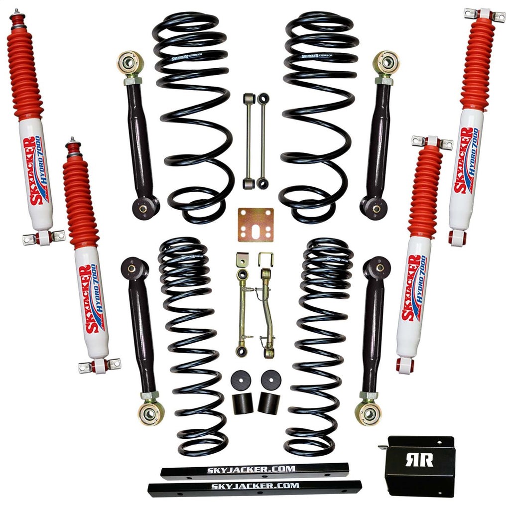 Skyjacker TJ251K-SVX-H Suspension Lift Kit w/Shock Fits 97-02 Wrangler (TJ)