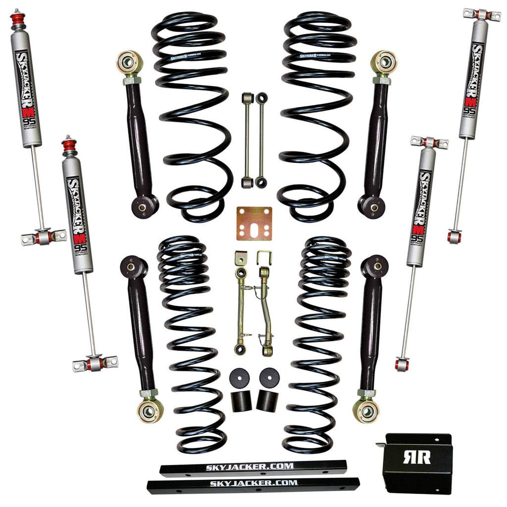 Skyjacker TJ251K-SVX-M Suspension Lift Kit w/Shock Fits 97-02 Wrangler (TJ)