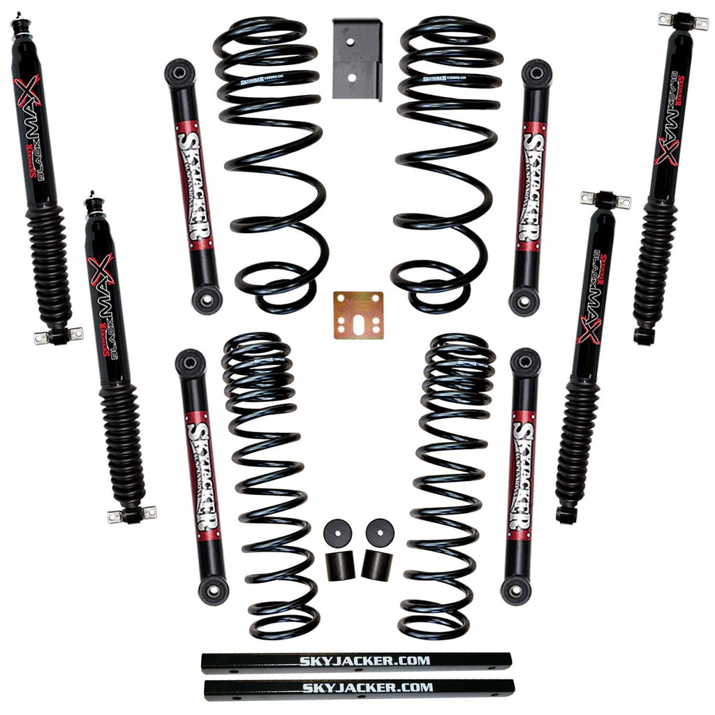 Skyjacker TJ253K-B Suspension Lift Kit w/Shock Fits 03-06 Wrangler (TJ)