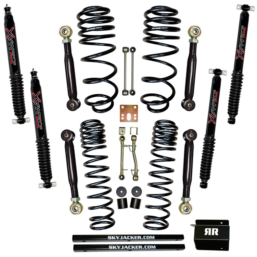 Skyjacker TJ253K-SVX-B Suspension Lift Kit w/Shock Fits 03-06 Wrangler (TJ)