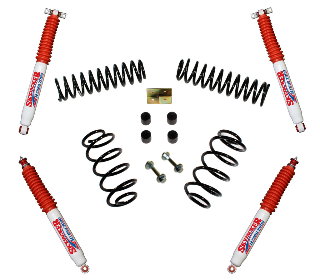 Skyjacker TJ25BPH Suspension Lift Kit w/Shock Fits 97-06 Wrangler (TJ)