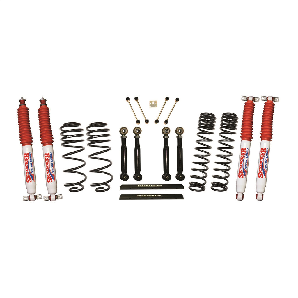 Skyjacker TJ401BPNLTX Long Travel Series Suspension Lift Kit w/Shocks