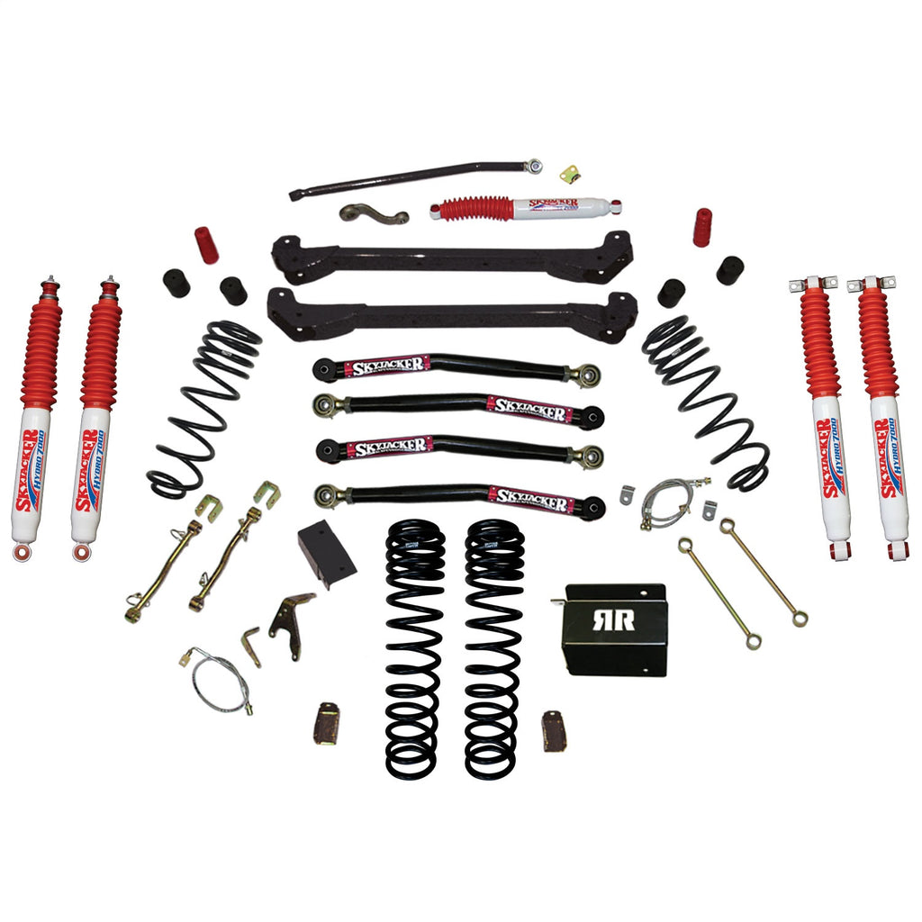 Skyjacker TJ40RR1LTK-H Long Arm Suspension Lift Kit w/ Shocks Fits Wrangler (TJ)