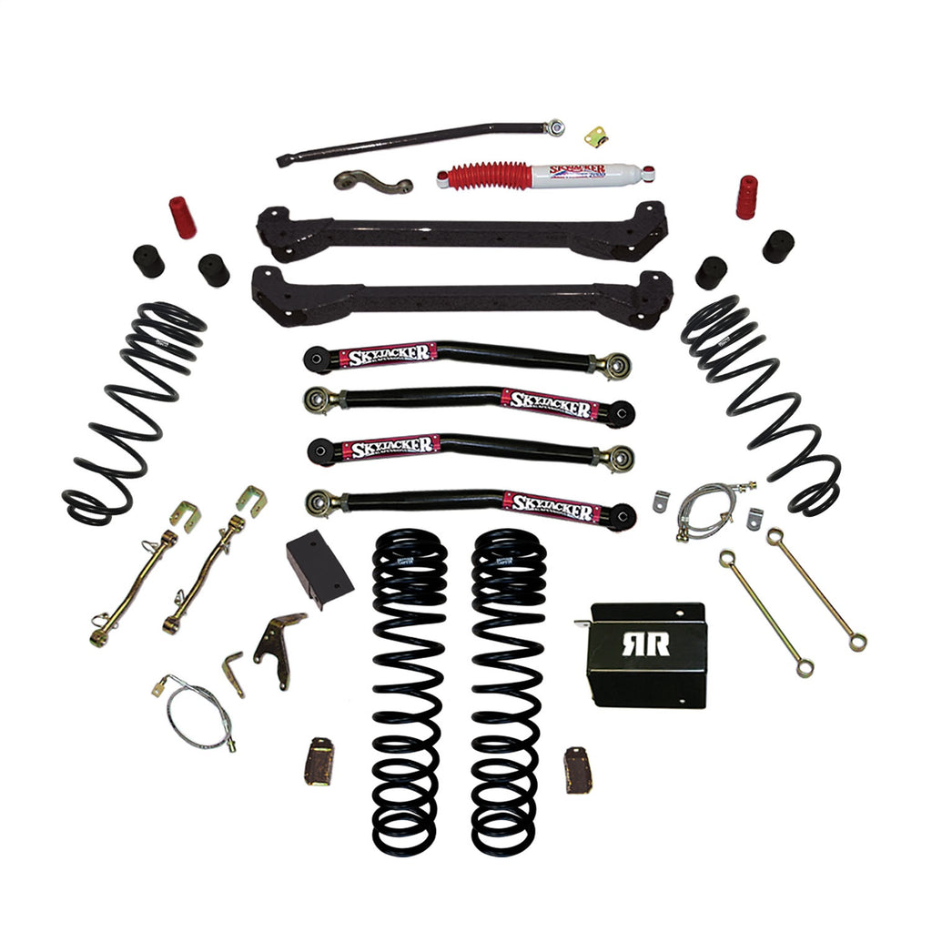 Skyjacker TJ40RR1LTK Long Arm Suspension Lift Kit Fits 97-06 Wrangler (TJ)