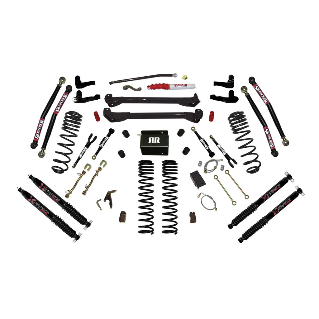 Skyjacker TJ60RR2LTK-B Long Arm Suspension Lift Kit w/ Shocks Fits Wrangler (TJ)