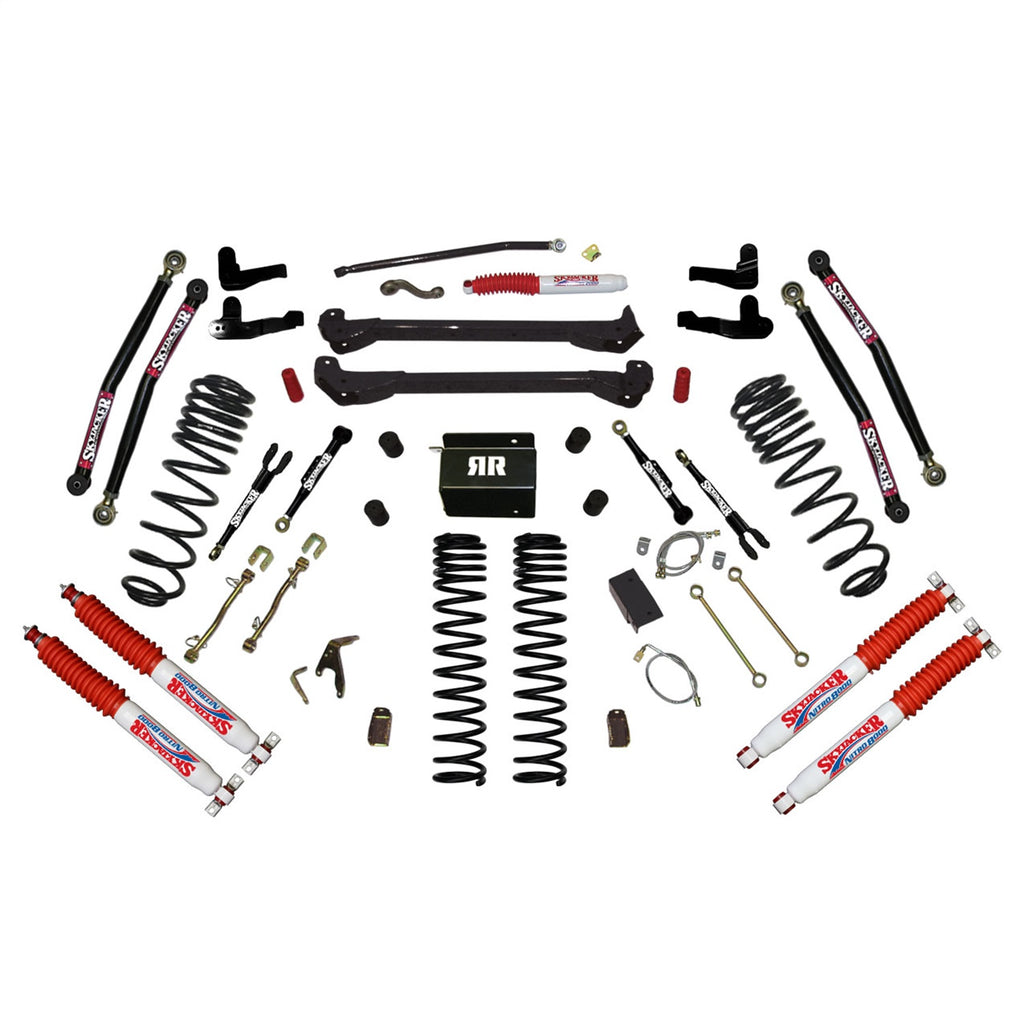 Skyjacker TJ60RR2LTK-N Long Arm Suspension Lift Kit w/ Shocks Fits Wrangler (TJ)