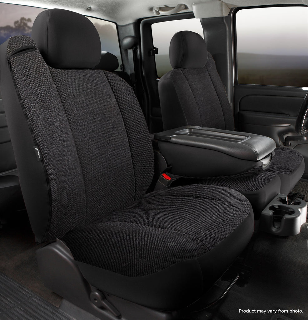Fia TRS47-17 BLACK Wrangler Solid Seat Cover Fits 04-08 F-150 F-150 Heritage