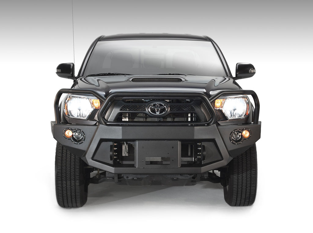 Fab Fours TT12-B1650-B Premium Heavy Duty Winch Front Bumper Fits 12-15 Tacoma