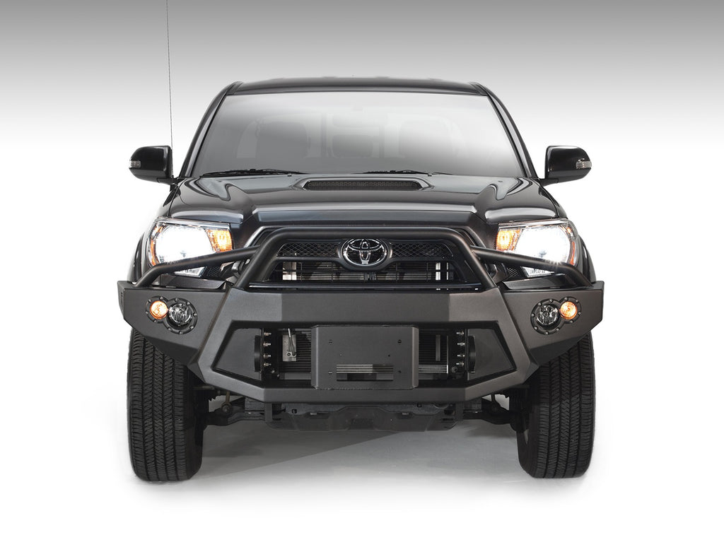 Fab Fours TT12-B1652-1 Premium Heavy Duty Winch Front Bumper Fits 12-15 Tacoma