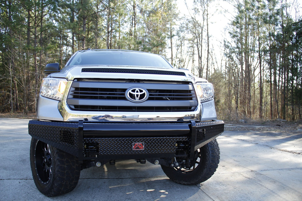 Fab Fours TT14-K2861-1 Black Steel Front Bumper Fits 14-21 Tundra