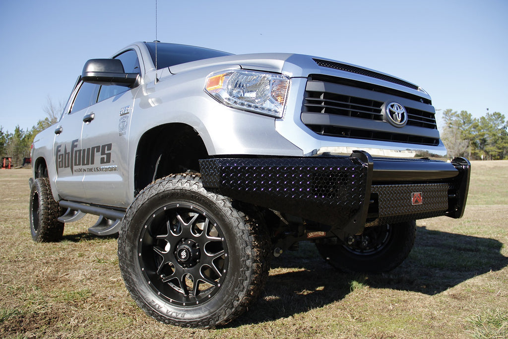 Fab Fours TT14-K2861-1 Black Steel Front Bumper Fits 14-21 Tundra