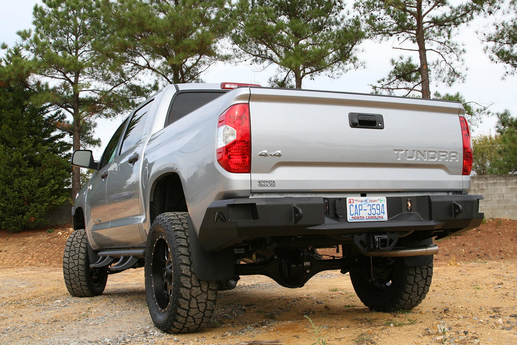 Fab Fours TT14-W2850-B Heavy Duty Rear Bumper Fits 14-21 Tacoma Tundra
