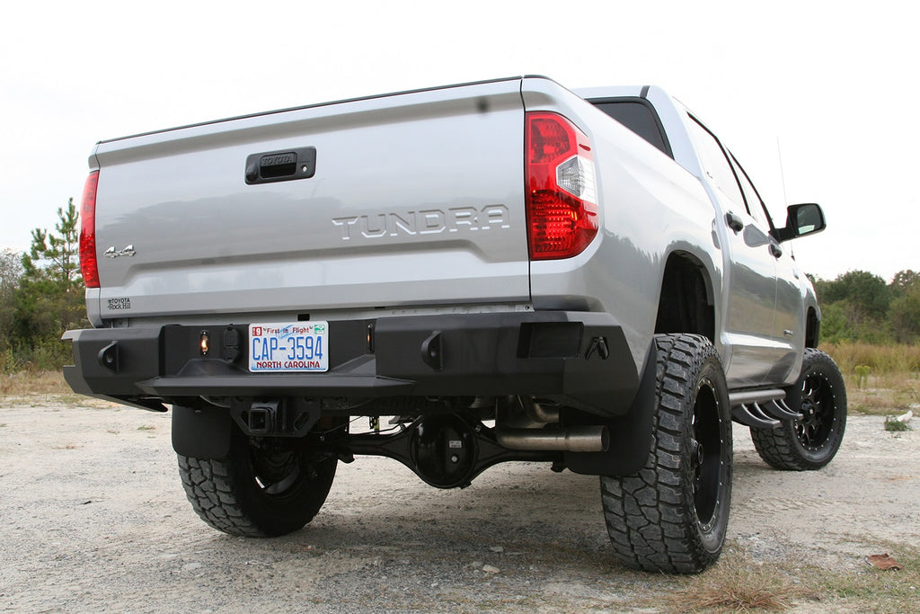 Fab Fours TT14-W2850-B Heavy Duty Rear Bumper Fits 14-21 Tacoma Tundra