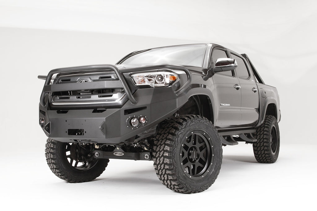 Fab Fours TT16-B3650-B Premium Winch Front Bumper Fits 16-23 Tacoma