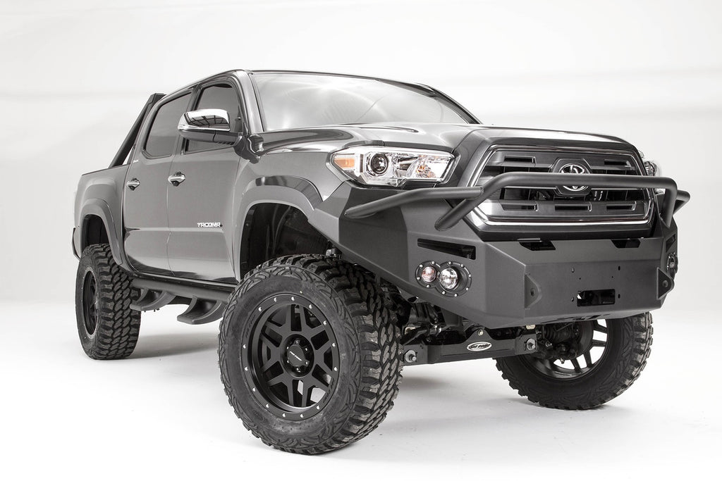 Fab Fours TT16-B3652-B Premium Winch Front Bumper Fits 16-23 Tacoma