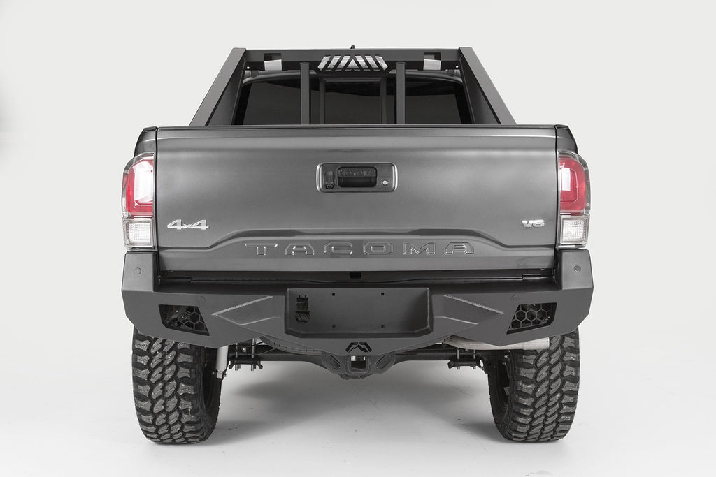 Fab Fours TT16-E3651-B Vengeance Rear Bumper Fits 16-23 Tacoma