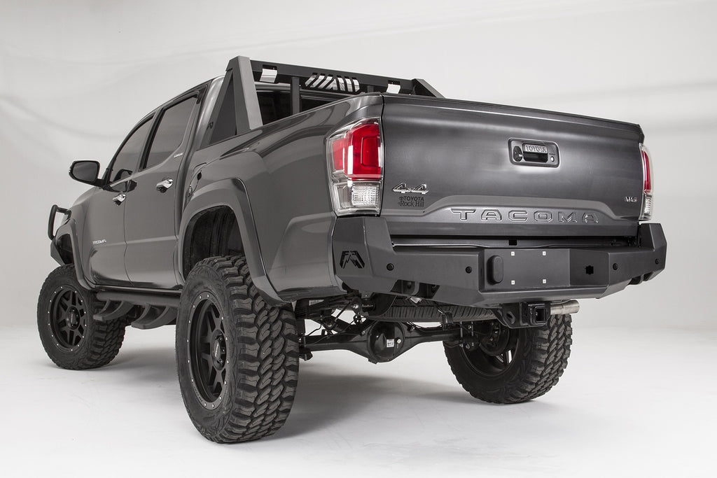 Fab Fours TT16-W3651-B Premium Rear Bumper Fits 16-23 Tacoma