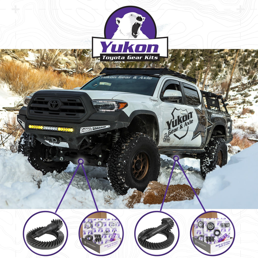 Yukon Gear & Axle YGKT008-456LOC-4 Gear Kit Package Fits 4Runner FJ Cruiser