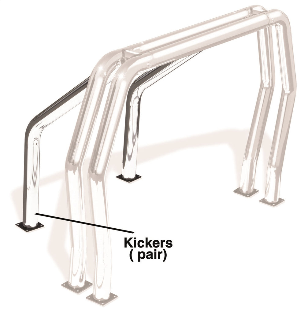 Go Rhino 9370PS Bed Bar Component - Kickers