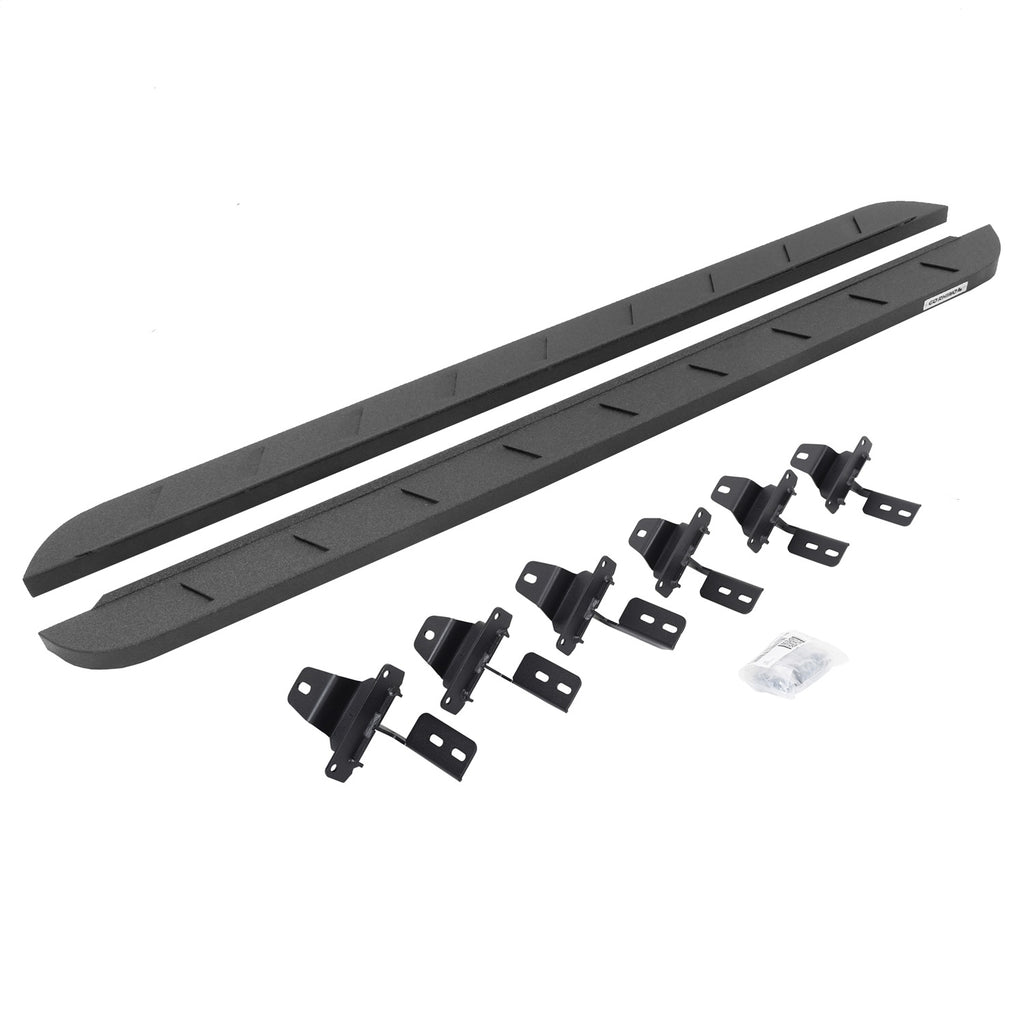 Go Rhino 63450673ST RB10 Slim Line Running Boards w/Mounting Brackets Kit