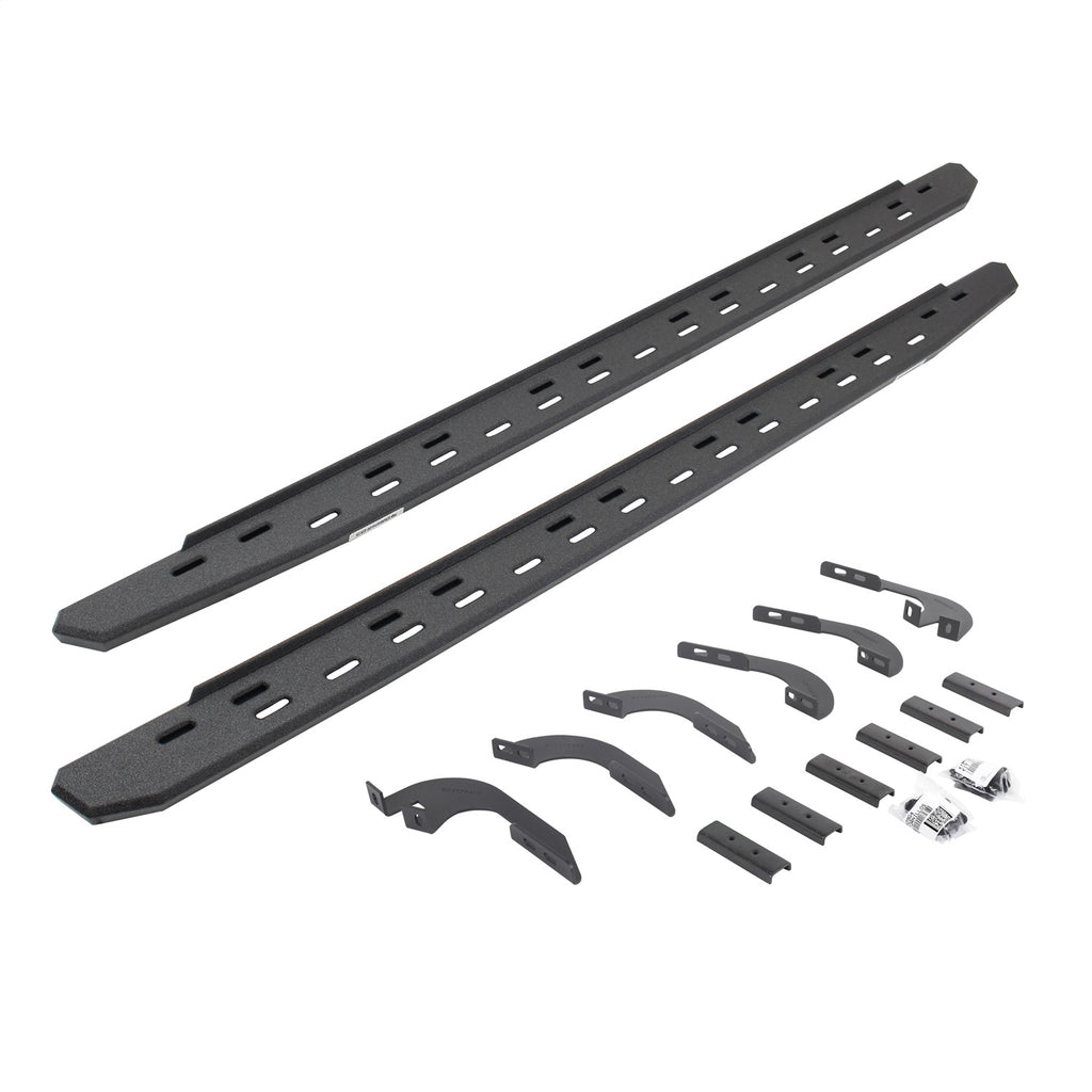 Go Rhino 69642987ST RB30 Slim Line Running Boards w/Mounting Brackets Kit