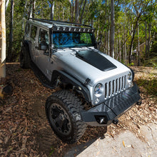 Load image into Gallery viewer, Go Rhino 738300T WLF Windshield Light Frame Fits 07-18 Wrangler (JK)