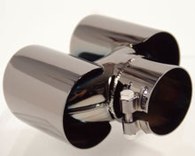 Load image into Gallery viewer, Dual Silver Tip Fits Porsche 987 Boxster Cayman Agency Power