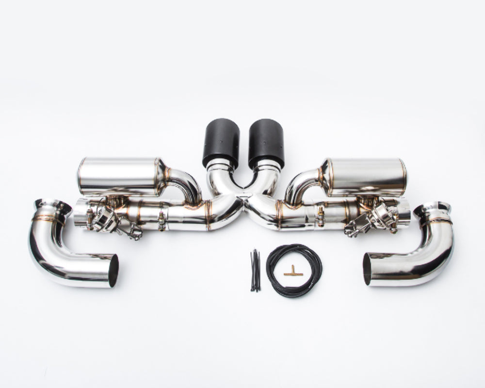 Valved Exhaust System Fits 14-16 Porsche 991 GT3 GT3RS Black Agency Power