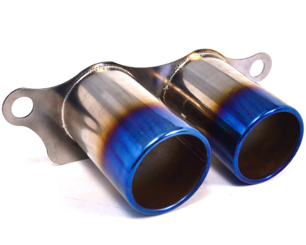Titanium Exhaust Burnt Tips Fits 07-11 Porsche 997 GT3 GT3RS Agency Power