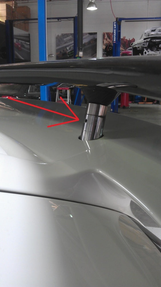 Carbon Fiber GT2 Style Add-on Rear Wing Fits 07-13 Porsche 997 TT Agency Power