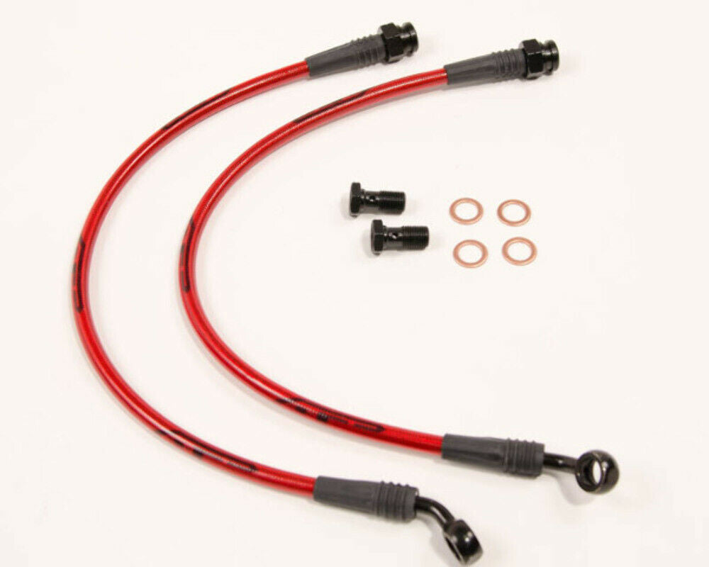 Rear Steel Braided Brake Lines Fits 09-16 Hyundai Genesis Coupe Agency Power