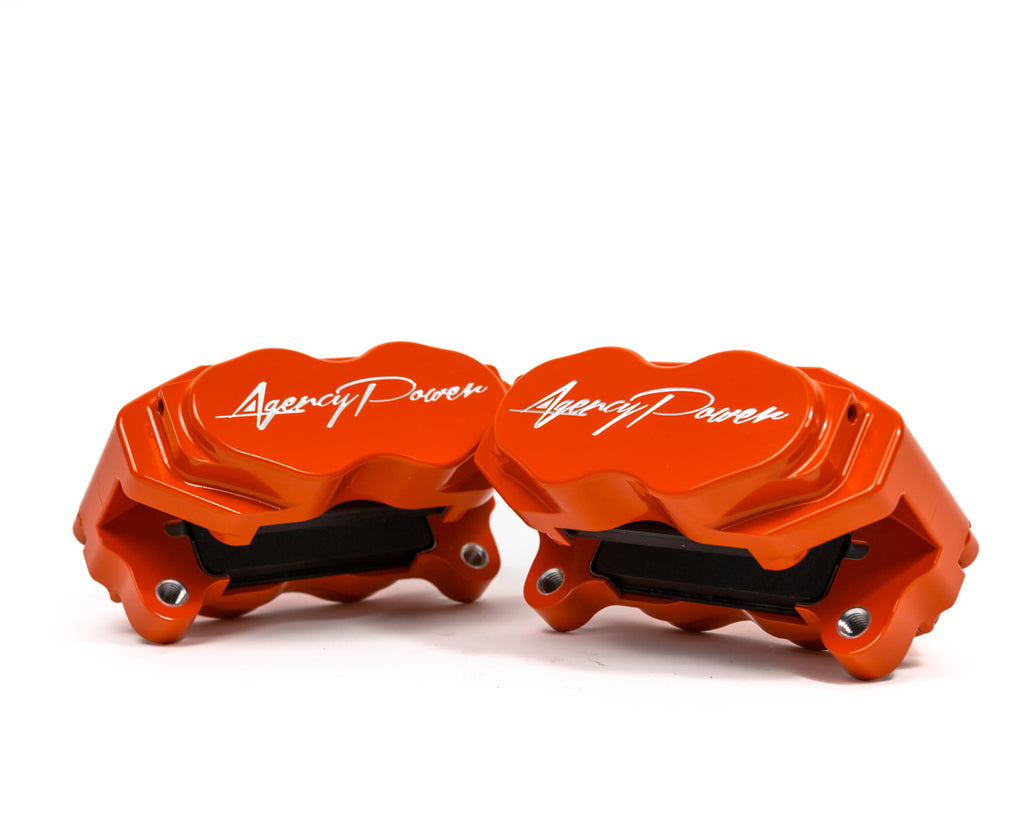 Agency Power Big Brake Kit Front-Rear Orange For Can-Am Maverick X3 Turbo