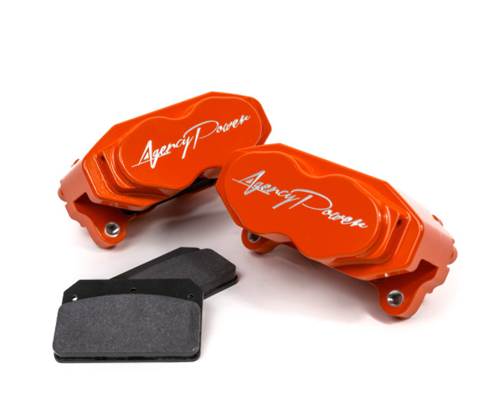 Agency Power Big Brake Kit Front-Rear Orange For Can-Am Maverick X3 Turbo