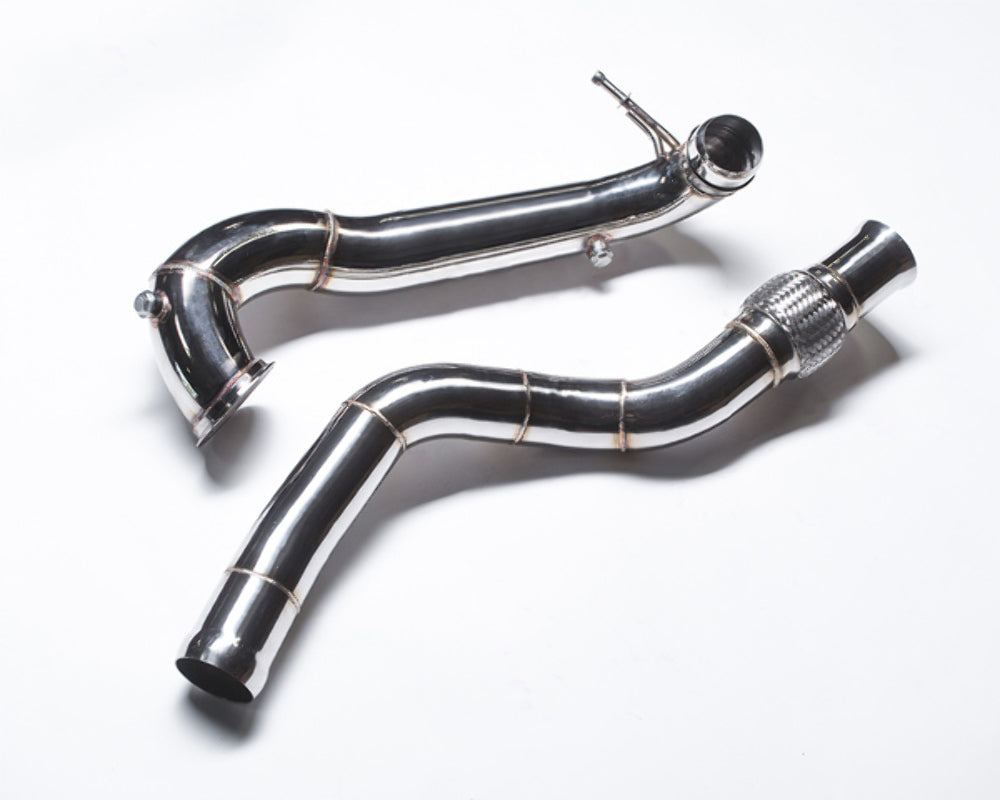 Highflow Race Two Piece Down Pipe Fits Mercedes Benz A45 AMG CLA45 AMG GLA45 AMG